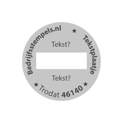 Trodat Printy 46140/D tekstplaatje