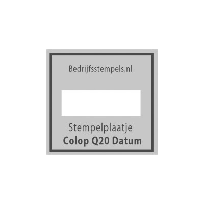 Colop Printer Q24 Datum stempelplaatje | Bedrijfsstempels.nl
