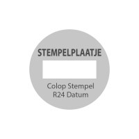 Colop Printer R24 Datum stempelplaat
