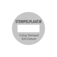 Colop Printer R24 Datum stempelplaat